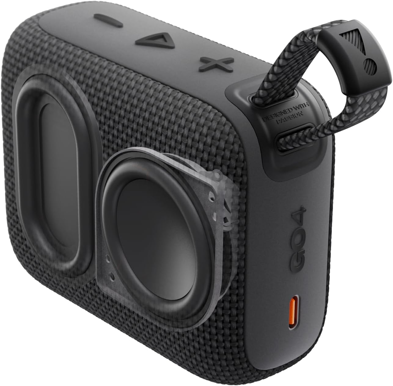 JBL Go 4 - Ultra-Portable, Waterproof and Dustproof Bluetooth Speaker, 7-Hour Built-in Battery, Made in Part with Recycled Materials (Blue) - Image 6