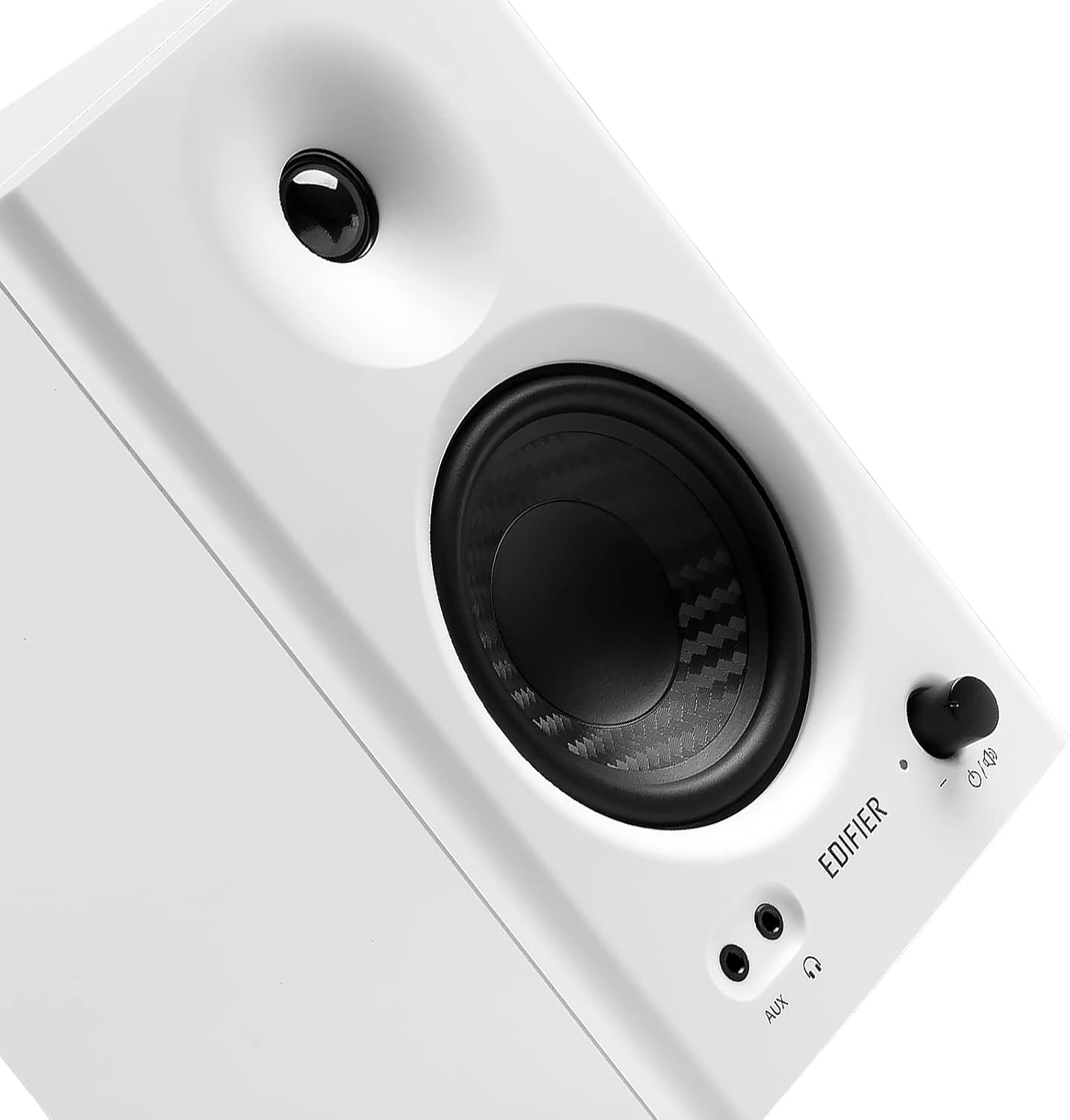 Edifier MR4 Powered Studio Monitor Speakers, 4" Active Near-Field Monitors Speaker - White (Pair) - Image 4