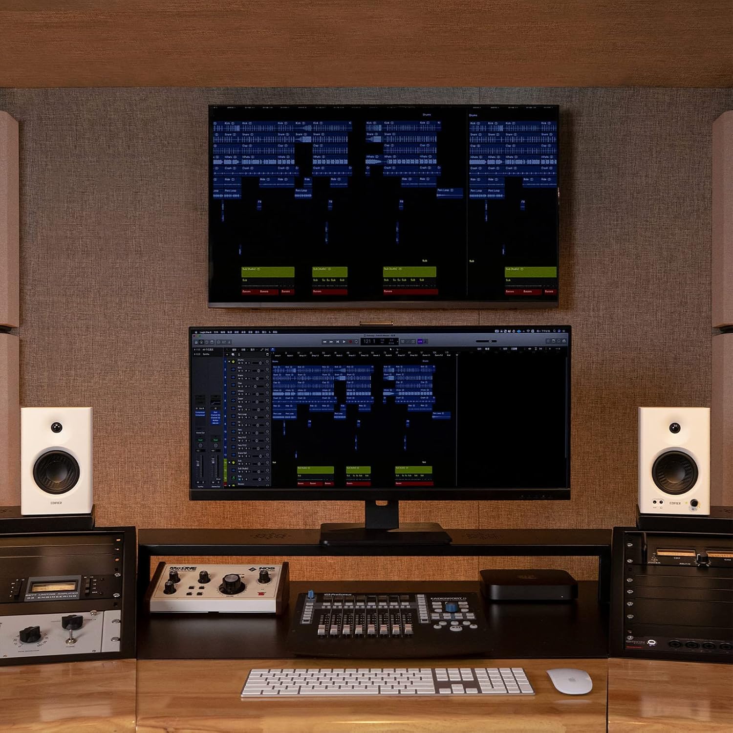 Edifier MR4 Powered Studio Monitor Speakers, 4" Active Near-Field Monitors Speaker - White (Pair) - Image 7