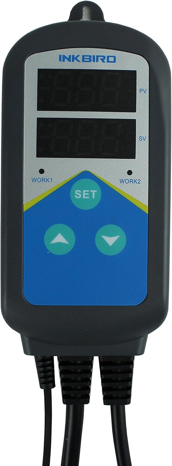 Inkbird Temperature Controller ITC-306T Digital Thermostat Smart Day Night Cycle Dual Heating Outlet - Image 3