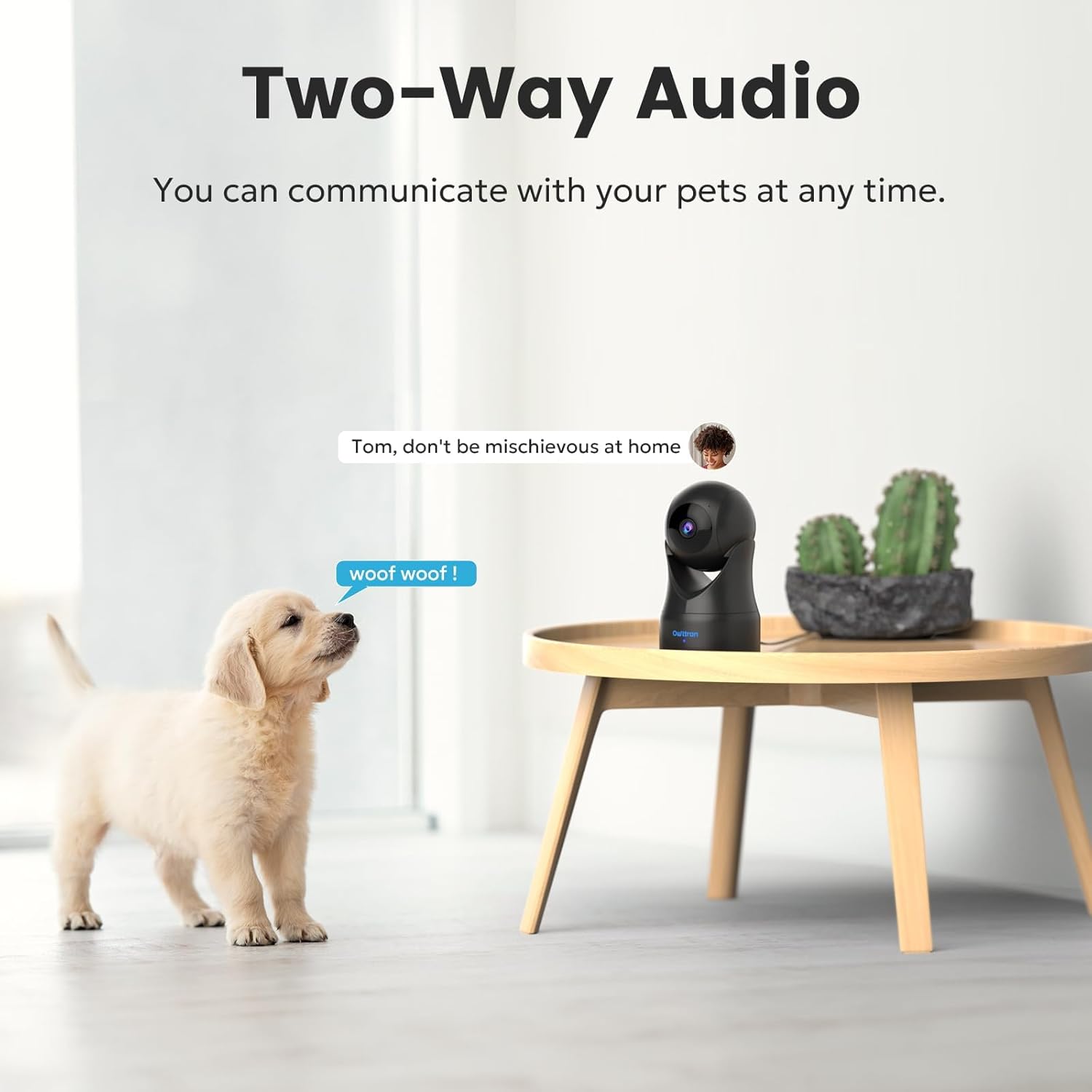 Indoor Camera 2K, Owltron 360° Pet Camera, 2.4GHz WiFi Home Security Cameras with Motion Detection for Baby/Elder/Nanny/Dog with Night Vision, 24/7 SD Card&Cloud Storage, Works with Alexa - Image 7