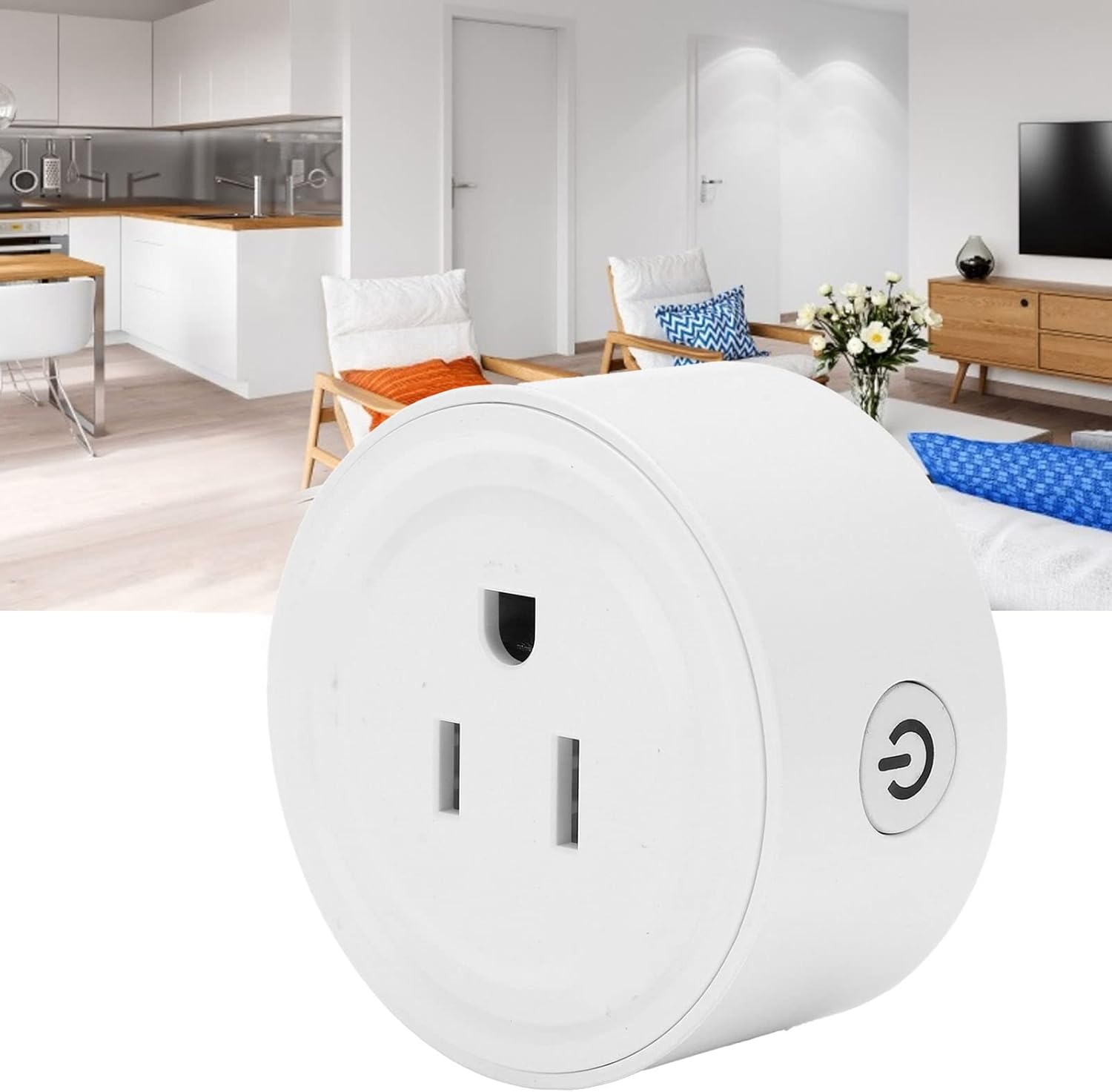 Smart Plug, Intelligent App Remote Control Smart Plug PC US Plug 100-240V AC 10A Fireproof for Household for ZigBee3.0 - Image 6