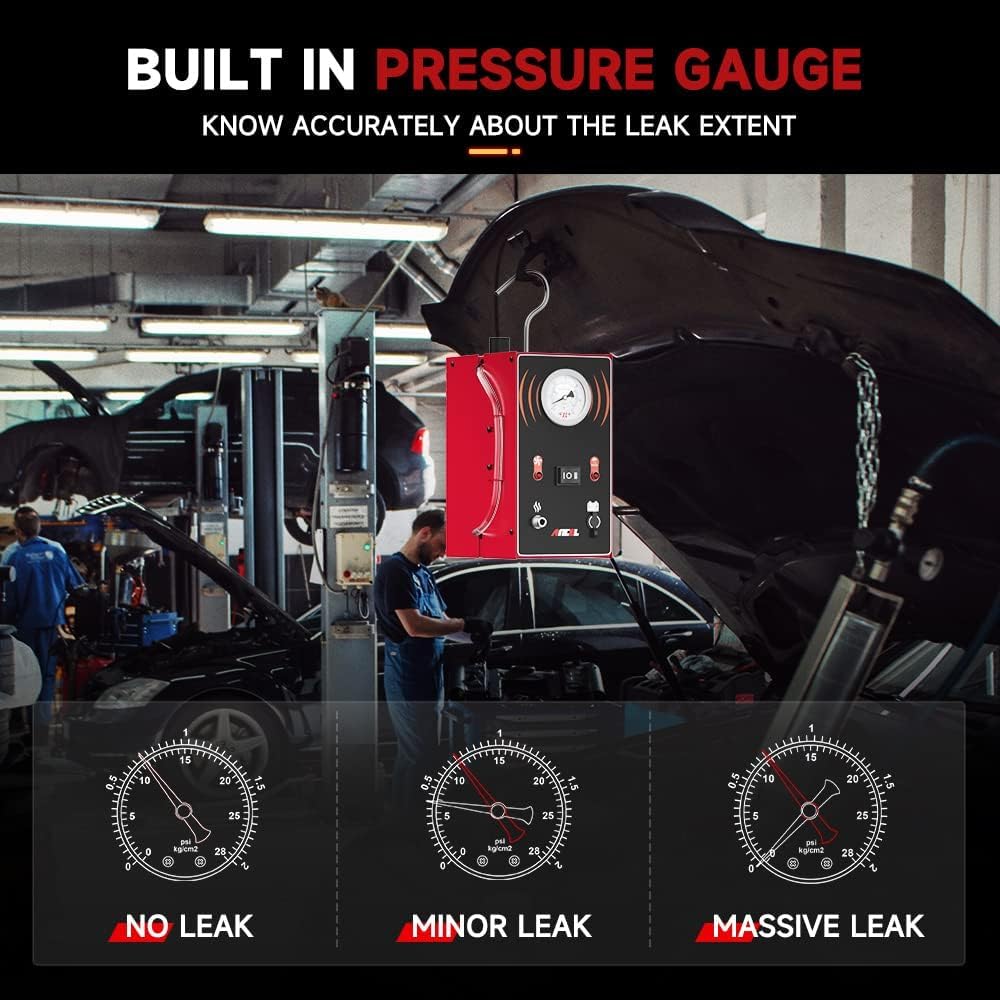 ANCEL S200 Automotive Smoke Machine with Built-in Air Pump & Advanced Overheat Protection - Fast & Accurate EVAP, Vacuum, Exhaust Leak Testing for All Cars, Motorcycles, Trucks - Image 4