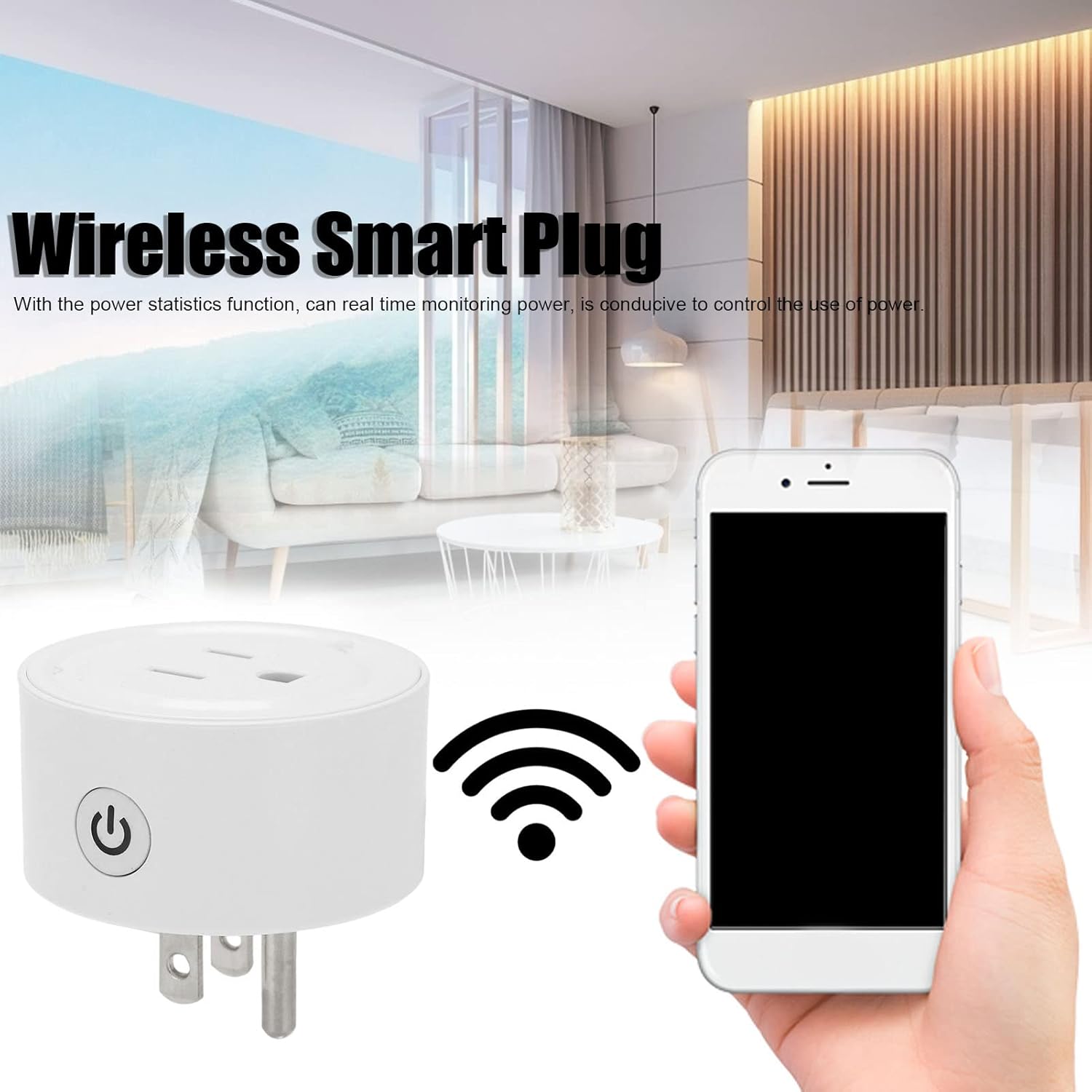 Smart Plug, Intelligent App Remote Control Smart Plug PC US Plug 100-240V AC 10A Fireproof for Household for ZigBee3.0 - Image 9