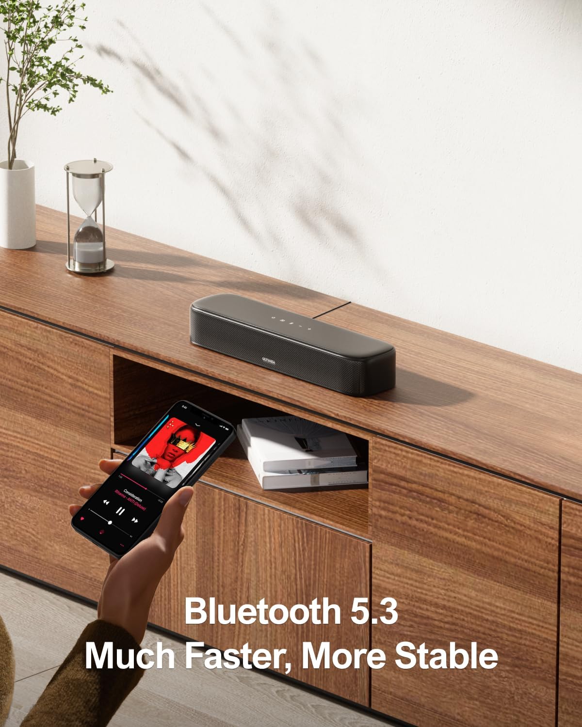 ULTIMEA 5.1ch Sound Bar for Smart TV with 2 Surround Speakers, Virtual Surround Sound System for TV,Home Theater Sound System, Wired Subwoofer, Peak Power 250W, Opt/BT/AUX, Aura A30 (U2501) - Image 11