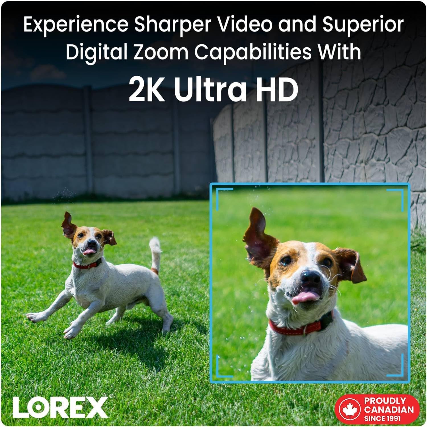 Lorex Pan & Tilt Indoor Security Camera - Wireless 2K WiFi Camera with Person Detection, Two-Way Talk and Smart Home Compatibility (16GB MicroSD) - Image 3