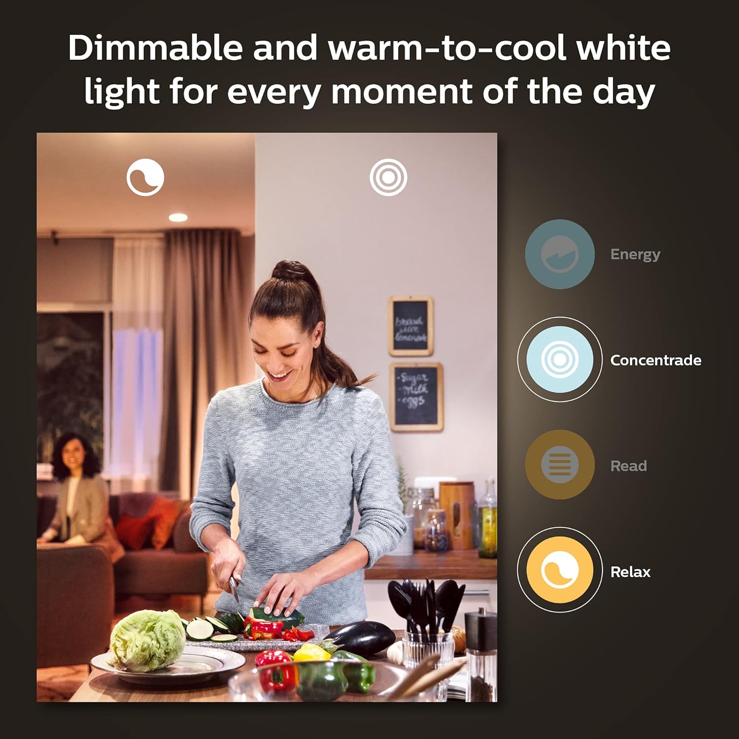 Philips Hue Smart 40W B39 Candle-Shaped LED Bulb - White and Color Ambiance Color-Changing Light - 1 Pack - 450LM - E12 - Control with Hue App - Works with Alexa, Google Assistant and Apple Homekit - Image 6
