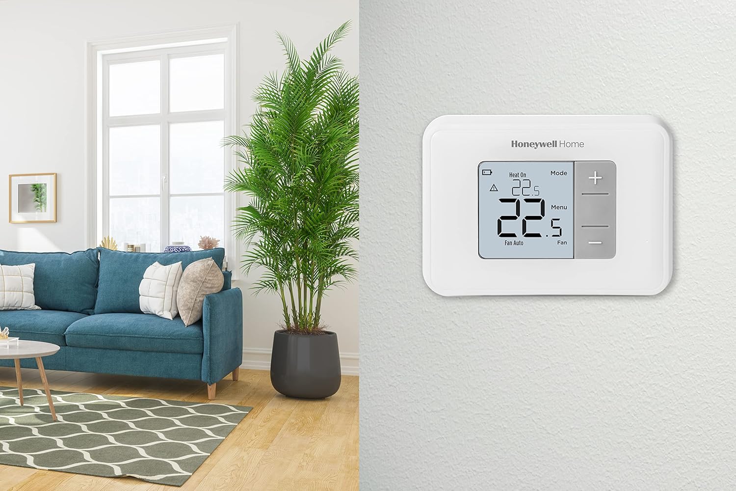 Honeywell Home RTH5160D1016/E Digital Non-Programmable Thermostat - Image 6