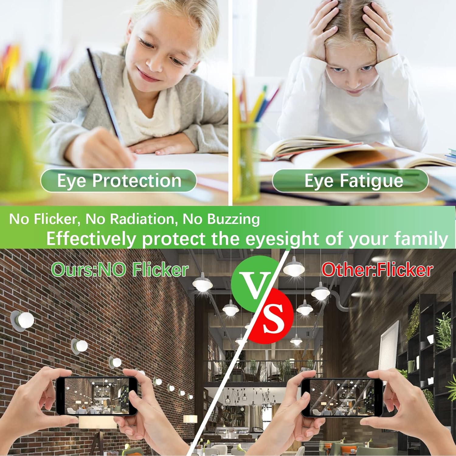 LED Light Bulb, G120 Globe Bulb,20W Globe Light Bulbs,Daylight 4000k Led Bulb,Non-Dimmable,E26 Base Large Decorative Lamp,1800 Lumer, for Indoor Room Globe Light(20w4000k No-dimmable Natural White) - Image 6
