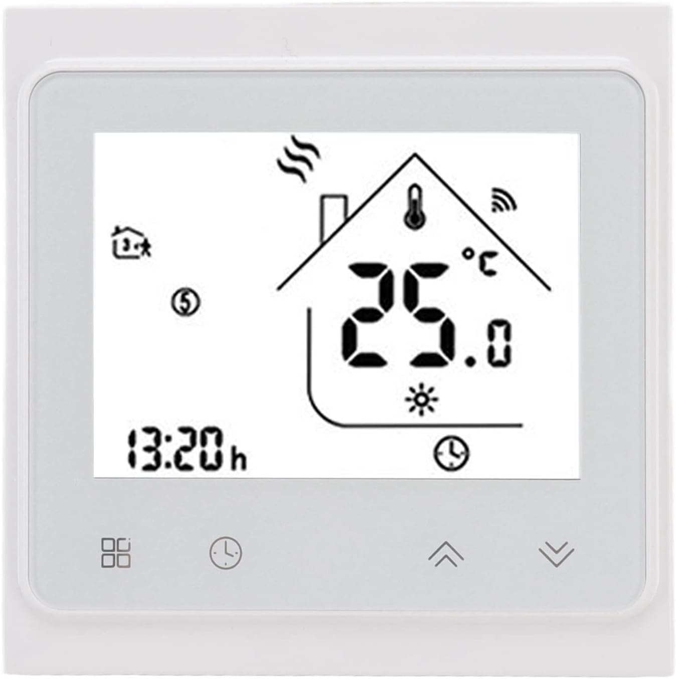 Smart Thermostat, Zigbee Smart Digital Thermostat Voice Control for Living Rooms for Water Heating - Image 2