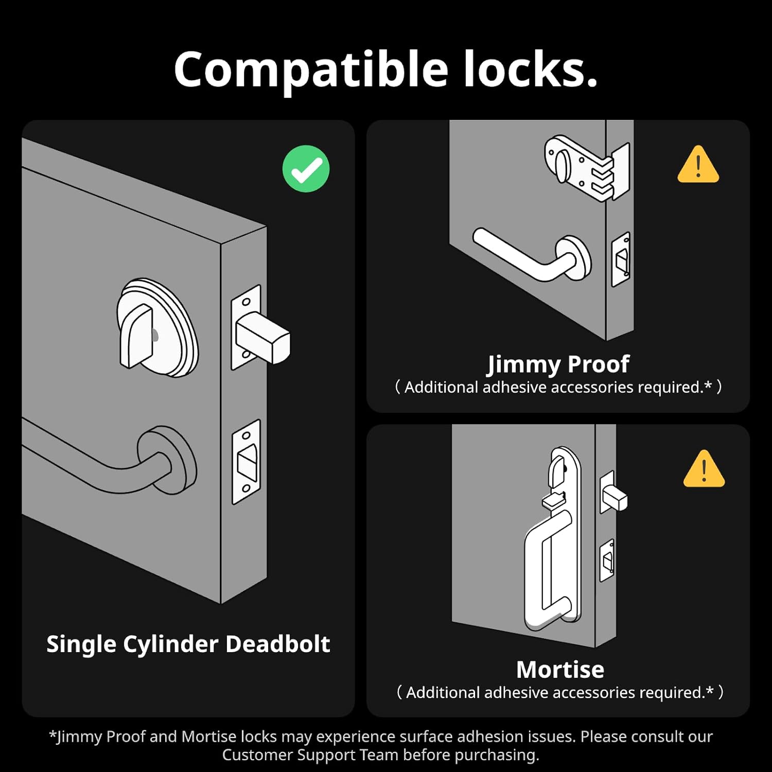 SwitchBot Smart Lock Pro, Keyless Entry Door Lock, Smart Door Lock Front Door, Electronic Smart Deadbolt, Fits Your Existing Deadbolt in Minutes, Add Hub 2 to Supports Matter, Alexa, Google, IFTTT - Image 7