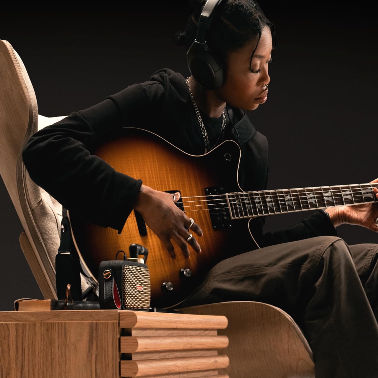 Positive Grid Spark GO 5W Ultra-Portable Smart Guitar Amp, Headphone Amp & Bluetooth Speaker with Smart App for Electric Guitar, Acoustic or Bass - Image 6