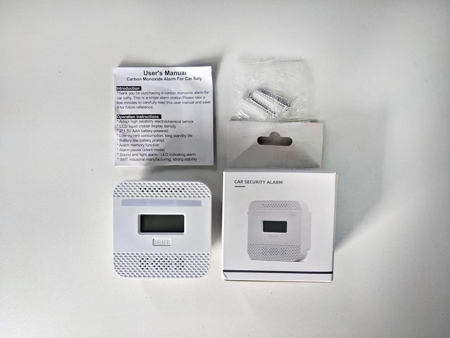 Mini Portable Carbon Monoxide Detector | LCD Digital Display and Buzzer Alarm,Electrochemical Sensors That Comply with UL2034 Home Safety Standards|Suitable for Outdoor Camping,Travel,Car and Home (2) - Image 10