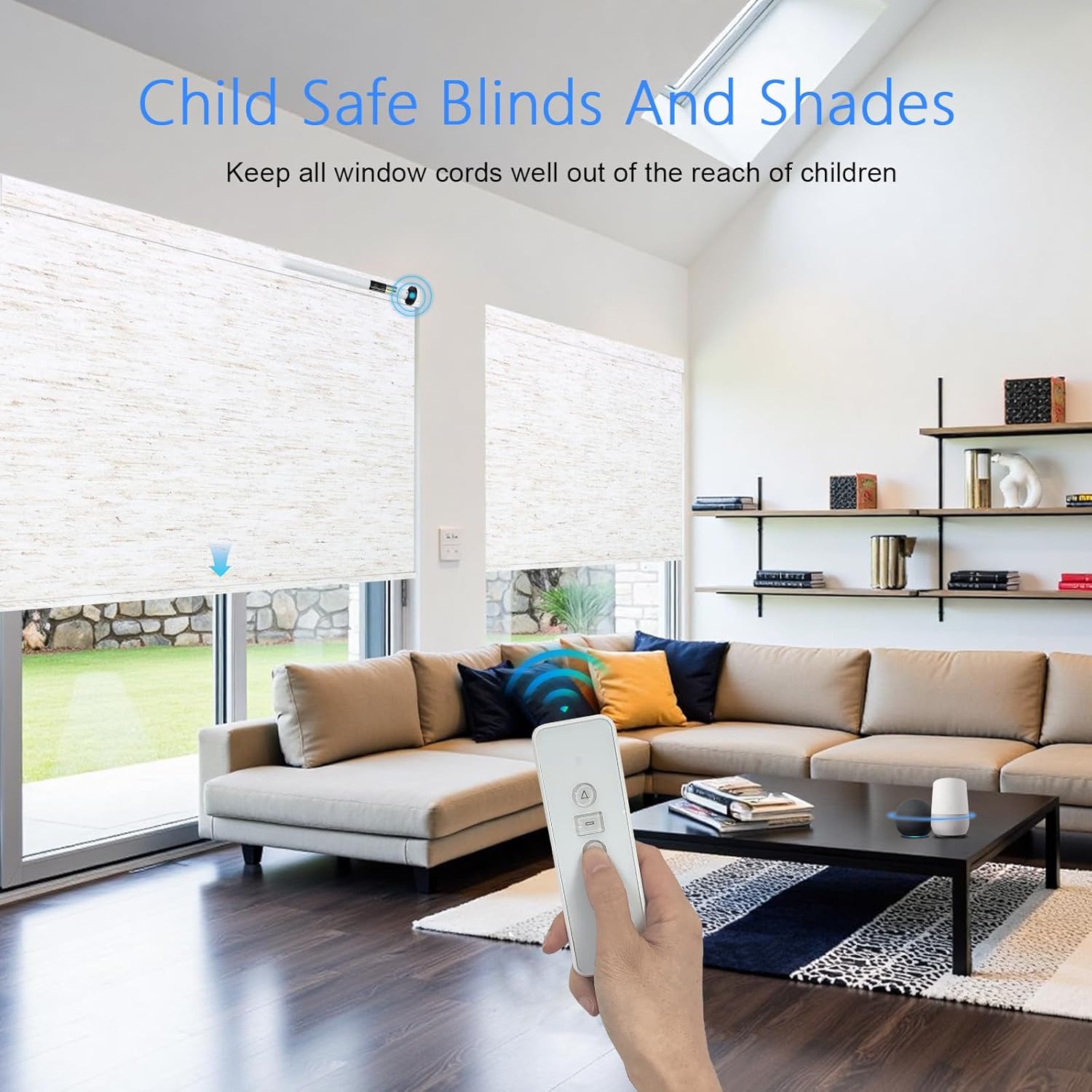 MING CHEN Smart Tubular Motors for 1.4"(36mm) 1.5"(38mm) Shade Tube Rechargeable Motorized Blinds Motor and RF Remote Control for Windows Shade Work with Alexa Google via HUB (2 Driver Crowns) - Image 7