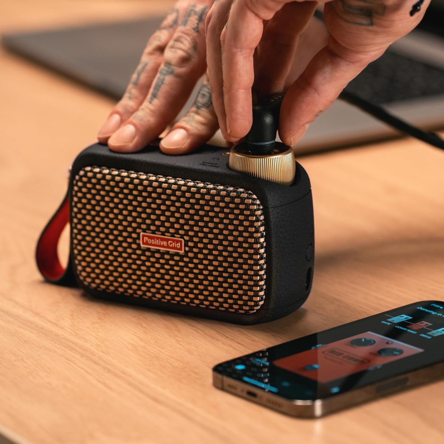 Positive Grid Spark GO 5W Ultra-Portable Smart Guitar Amp, Headphone Amp & Bluetooth Speaker with Smart App for Electric Guitar, Acoustic or Bass - Image 5