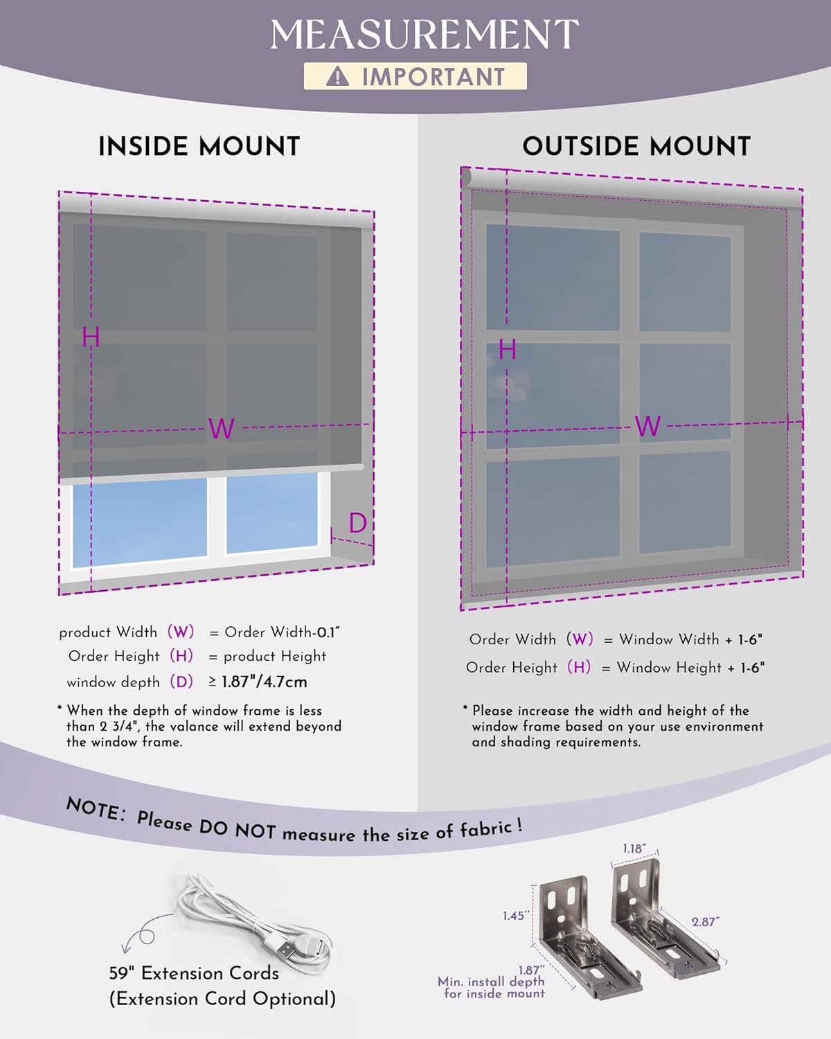 Graywind Smart Roman Shades Compatible with Alexa Google Rechargeable Motorized Window Blinds Remote Control View Visible Plain Fold Custom Size 60% Blackout Matelasse Off White - Image 8