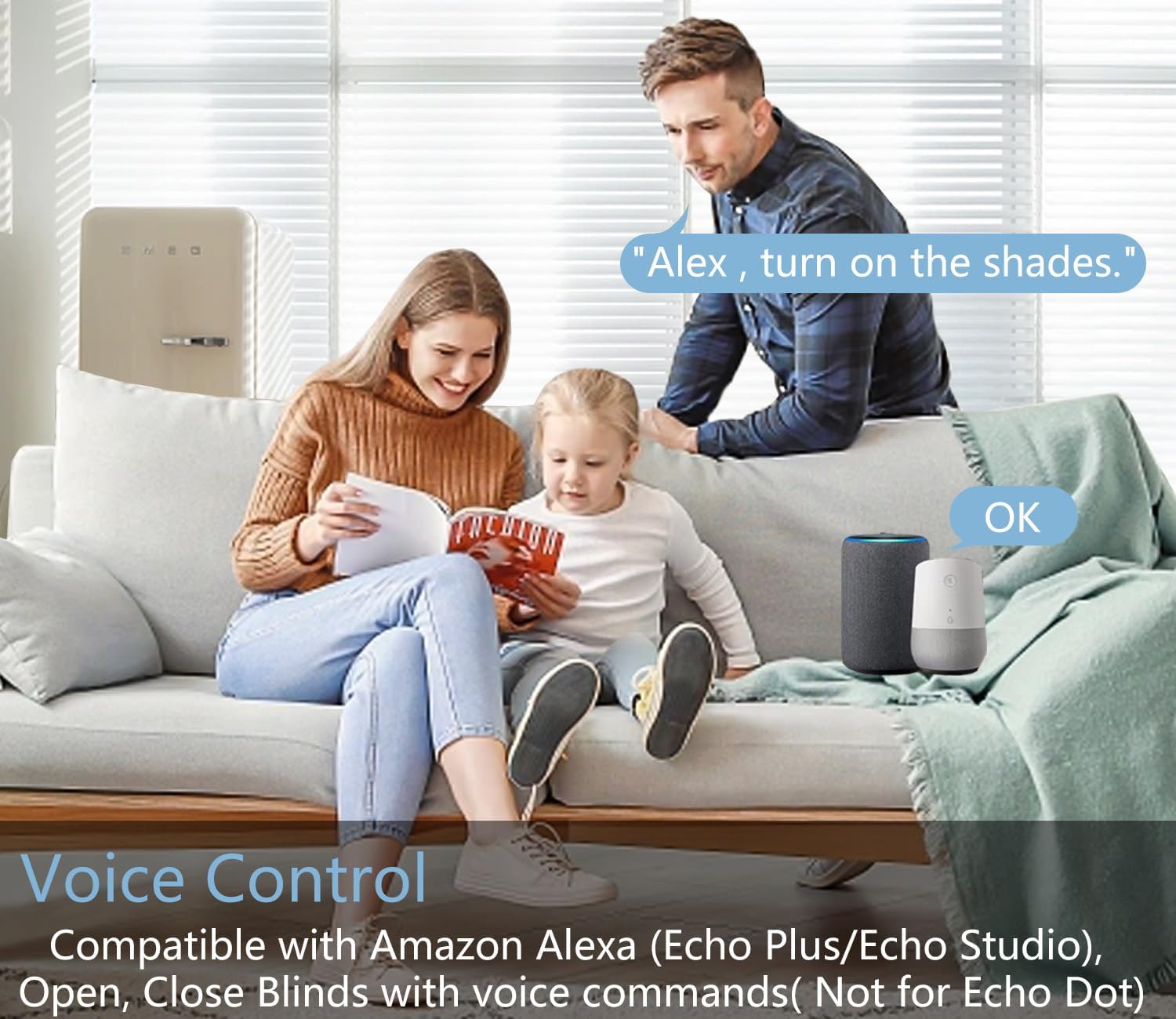 Zigbee Rechargeable Roller Blinds Motor for 38mm/45mm Tube, Motorized Window Shades Compatible with Alexa Directly, No Gateway Needed - Image 4