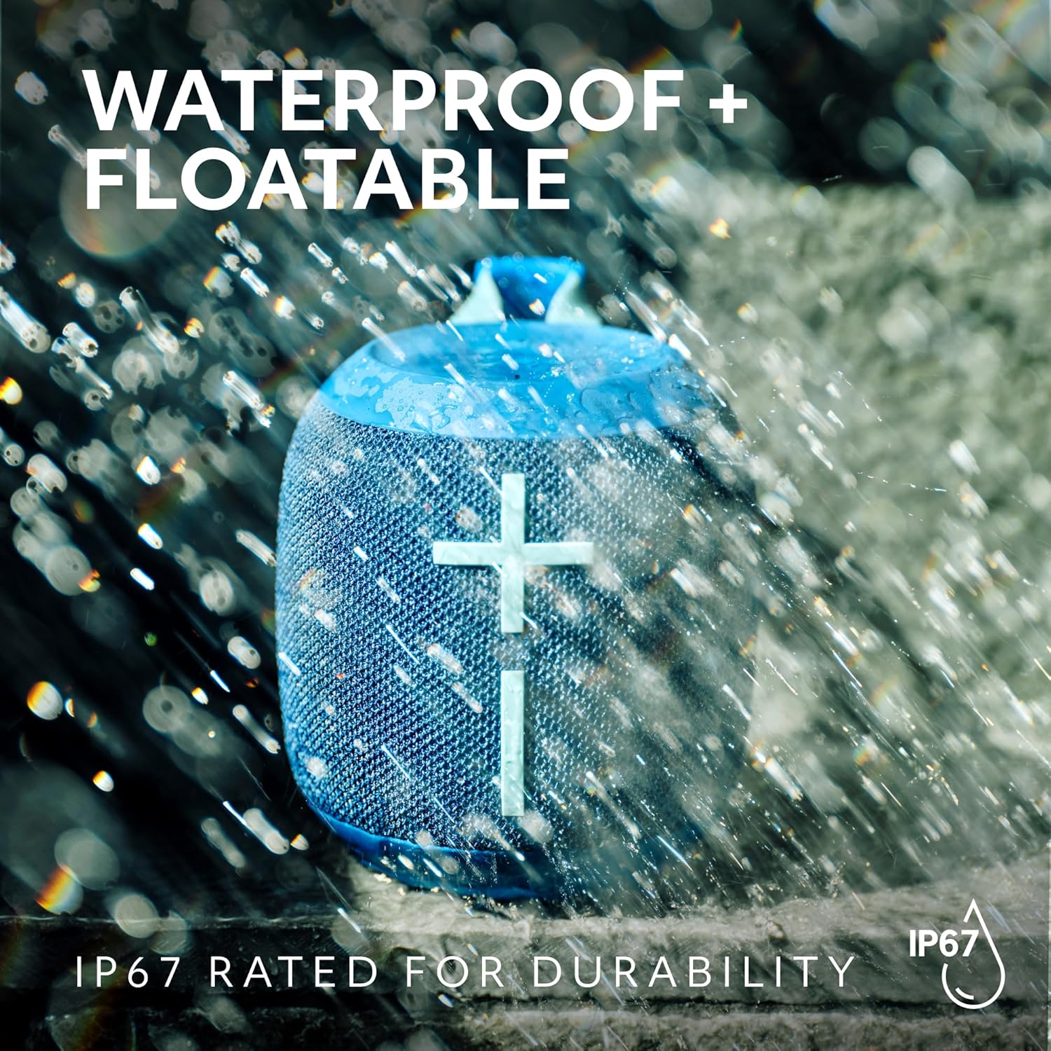 Ultimate Ears WONDERBOOM 4 Portable Waterproof Bluetooth Speaker with Big Bass and 360-Degree Sound, Dustproof Floating Speaker with 131ft (40m) Range - Gray - Image 9