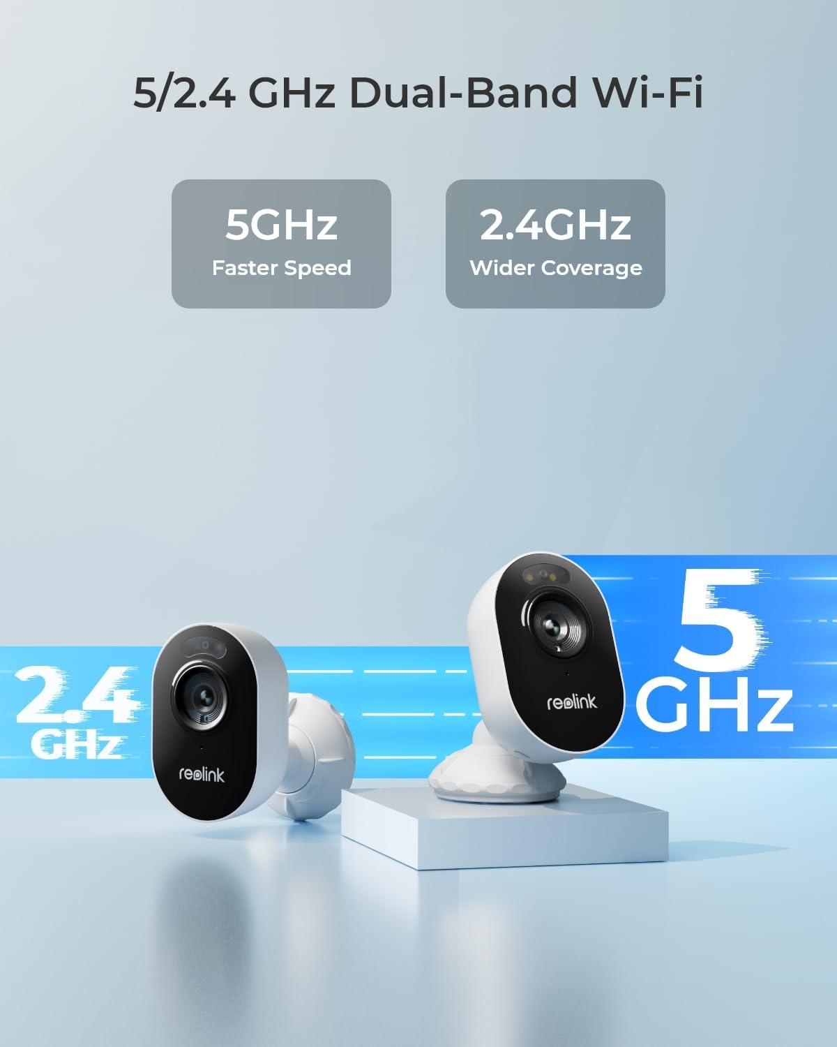 REOLINK Lumus, Upgraded 2K 4MP Outdoor Security Camera with Spotlights, 2.4/5GHz Dual-Band WiFi Camera Plug in, Smart Person/Vehicle/Animal Detection with Instant Alerts, Two-Way Talk, Local Storage - Image 3
