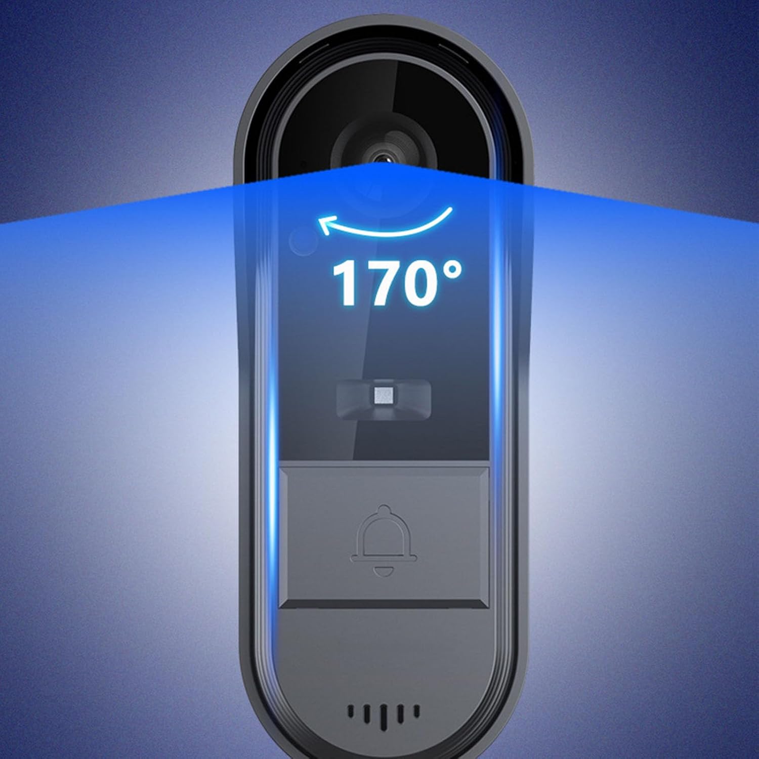 Cordless Video Doorbell Intercom System, 4.3 Inch Monitor with 1080P Door Camera, Night Vision, 8MP 170° Wide Angle, Two Way Talk, IP66 Waterproof - Image 6