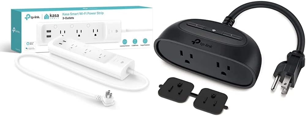 Kasa Smart Plug Power Strip (KP303) + Kasa Smart Outdoor Plug (KP400) by TP-Link | Surge Protector | Alexa & Google Assistant Compatible - Image 2