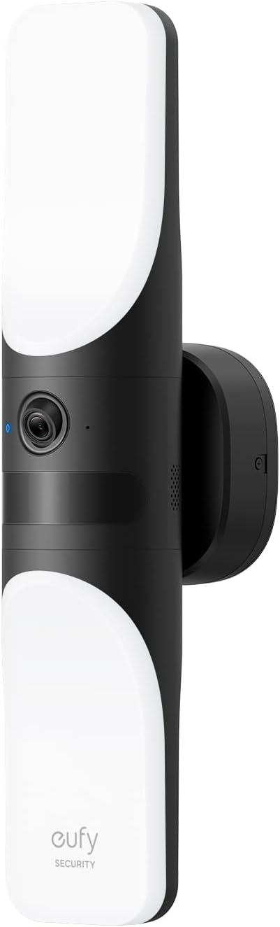 eufy Security S100 Wired Wall Light Cam (2-Pack), Security Camera Outdoor, 2K Camera with 1200 Lumen Light, Color Night Vision, Motion Activated Light, AI Smart Detection, IP65 Waterproof - Image 2