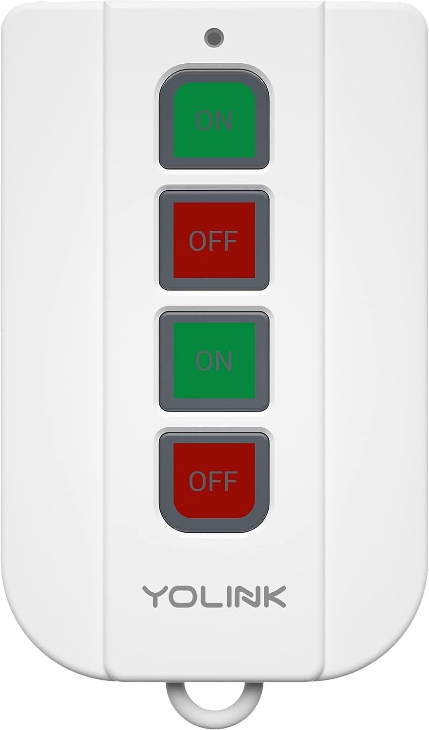 YoLink On/OffFob Programmable 2-Device/Group Smart Fob, LoRa Extreme Long (up to 1/4 Mile Open-air) Range for use with YoLink Smart Plugs, Light Switches, Plugs, Relays, Valves, Locks, etc. - Image 2
