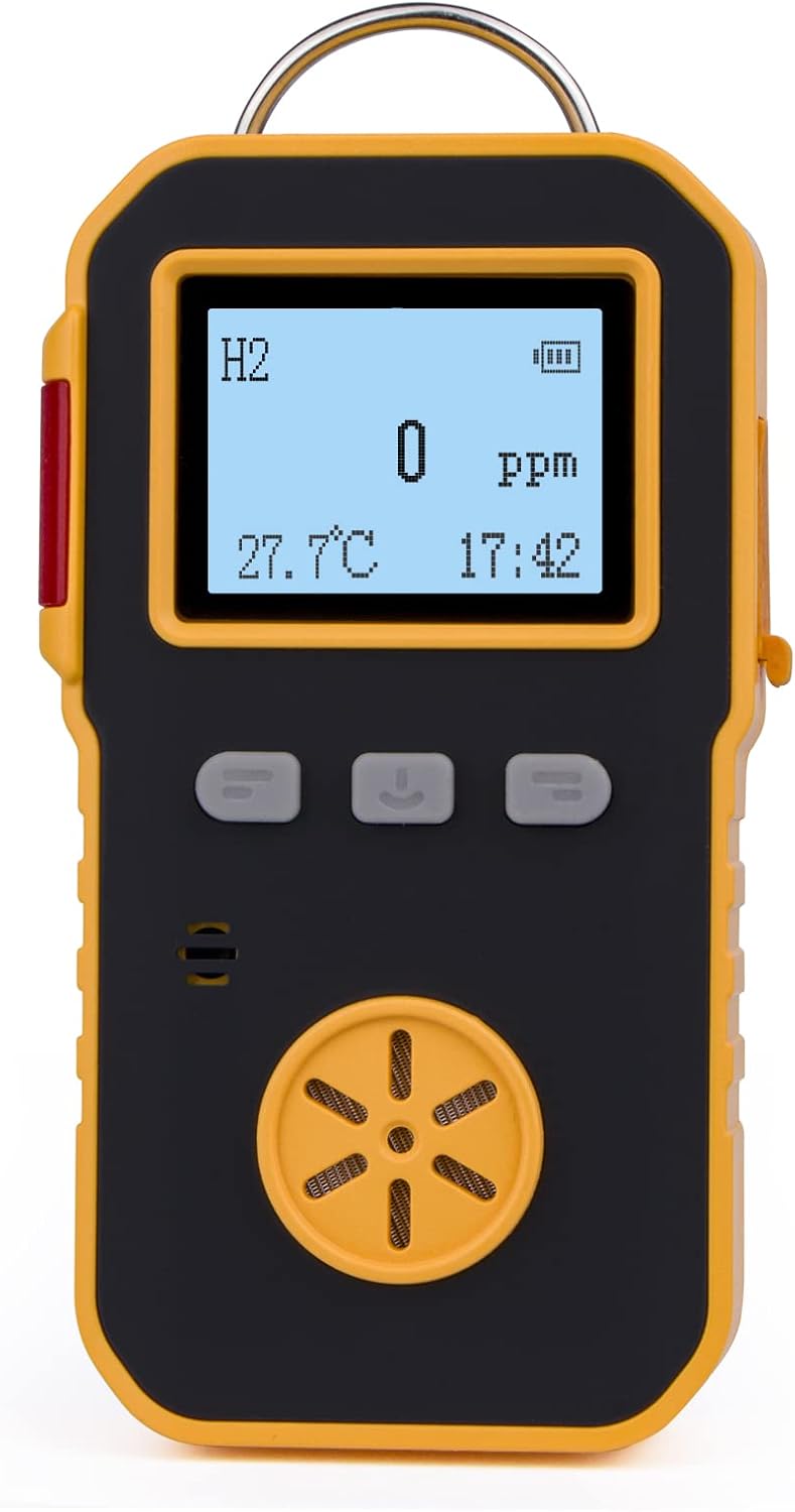 Bosean Gas Detector, Rechargeable Single Gas Meter, Handheld Gas Tester with Adjustable Sound Light Vibration Alarms Analyzer (H2) - Image 9