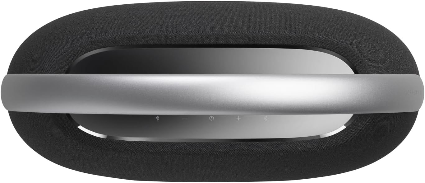 Harman Kardon Go + Play 3 - Portable Bluetooth Speaker with Aluminum Handle & USB Charging Port - Black - Image 6