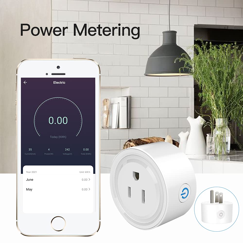 ZigBee 3.0 US Smart Plug 16A Smart Life APP On/Off Control Power Metering KWh, mA, W. V, Countdown Set Schedules Circulate Timers, Compatible with Amazon Alexa - Image 4