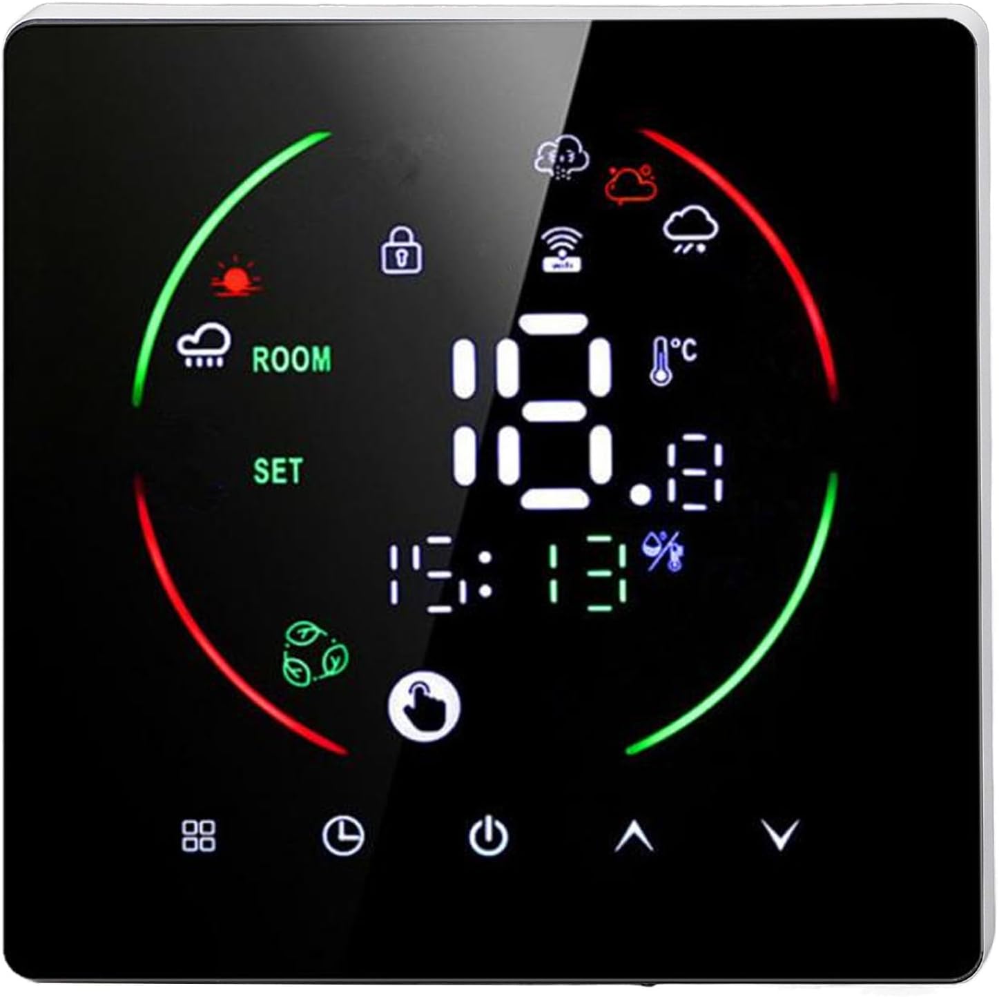 Smart Thermostat, APP Remote Control, Multipurpose AC90-240V Low Energy Consumption Thermostat for Office - Image 2