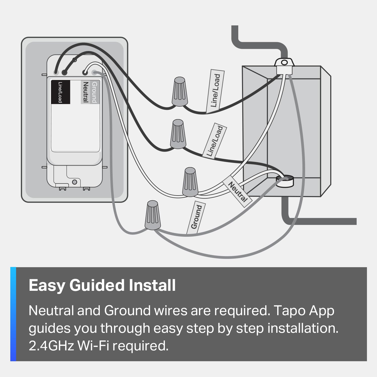 TP-Link Tapo Matter Smart Light Switch: Voice Control w/Siri, Alexa & Google Assistant | UL Certified | Timer & Schedule | Easy Guided Install | Neutral Wire Required | Single Pole | Tapo S505 - Image 8