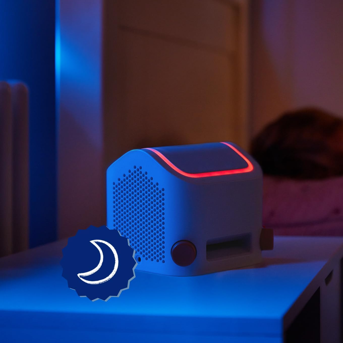 Yoto Player (3rd Gen.) + Make Your Own Card – Kids Bluetooth Audio Speaker, All-in-1 Screen-Free Device for Stories Music Podcasts Radio White Noise Thermometer Nightlight Ok-to-Wake Alarm Clock - Image 7