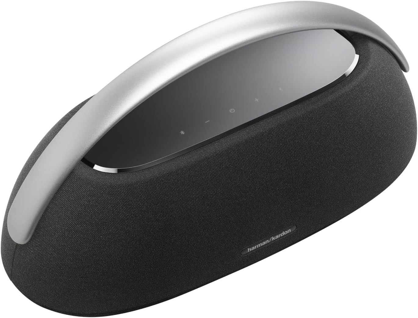 Harman Kardon Go + Play 3 - Portable Bluetooth Speaker with Aluminum Handle & USB Charging Port - Black - Image 4