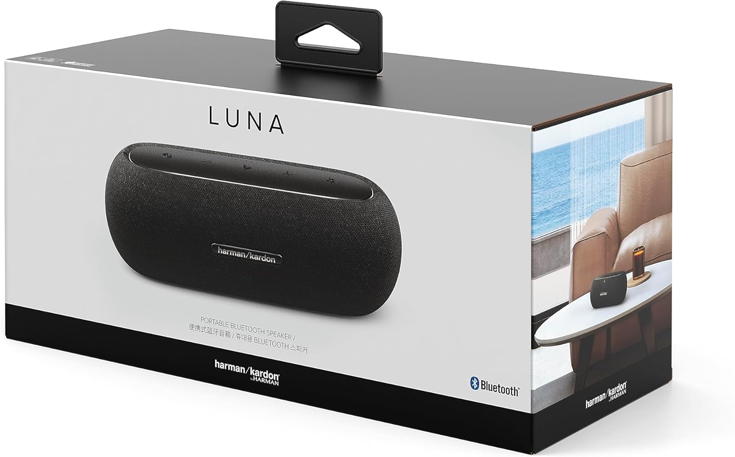 Harman Kardon Luna - Elegant Portable Speaker with 12 Hours of Playtime - Black - Image 8