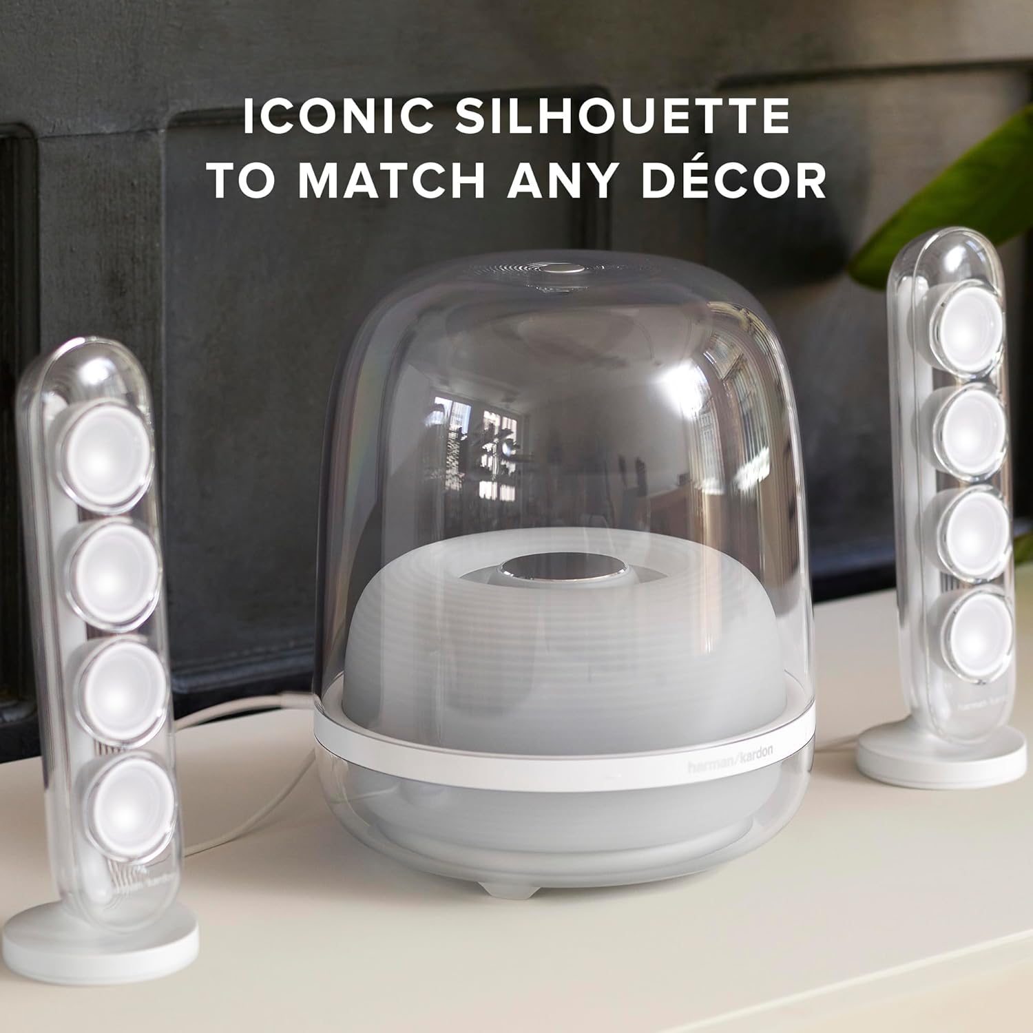 Harman Kardon SoundSticks 4 Bluetooth Speaker System, White (HKSOUNDSTICK4WHTAM) - Image 5