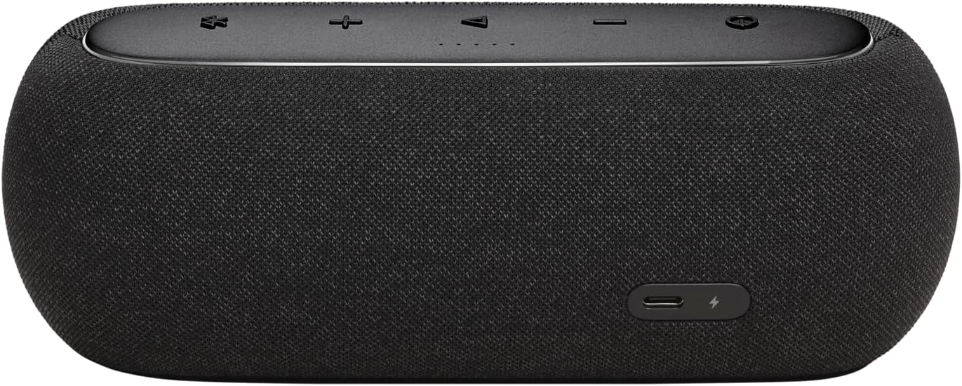 Harman Kardon Luna - Elegant Portable Speaker with 12 Hours of Playtime - Black - Image 4