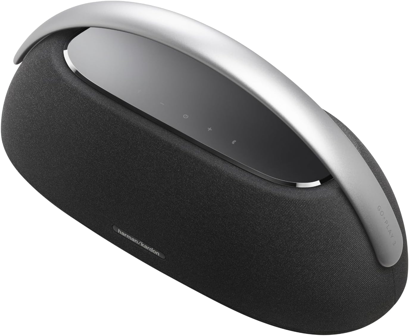 Harman Kardon Go + Play 3 - Portable Bluetooth Speaker with Aluminum Handle & USB Charging Port - Black - Image 7