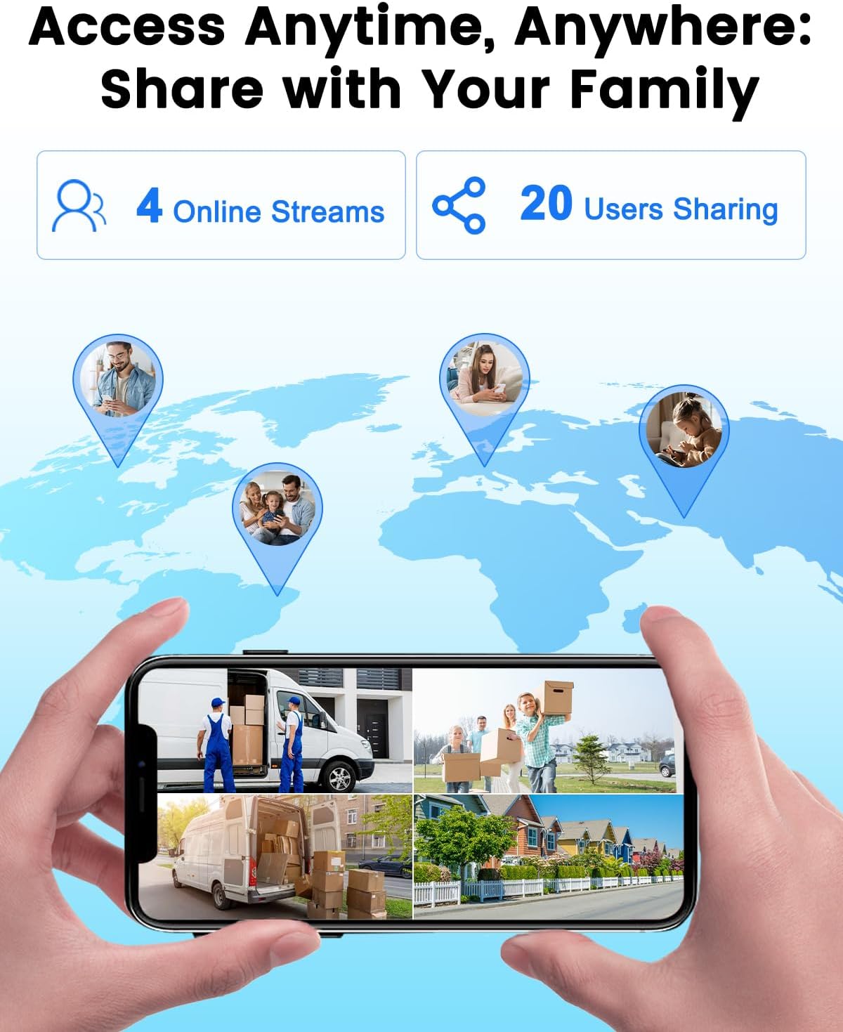 2K Peephole Doorbell Camera with 64GB Memory Card, Bextgoo Digital Door Viewer with 4.3-Inch Color Monitor, 8000mAh Battery, 170° Wide View, Smart Motion Detection Alerts, Night Vision - Image 10