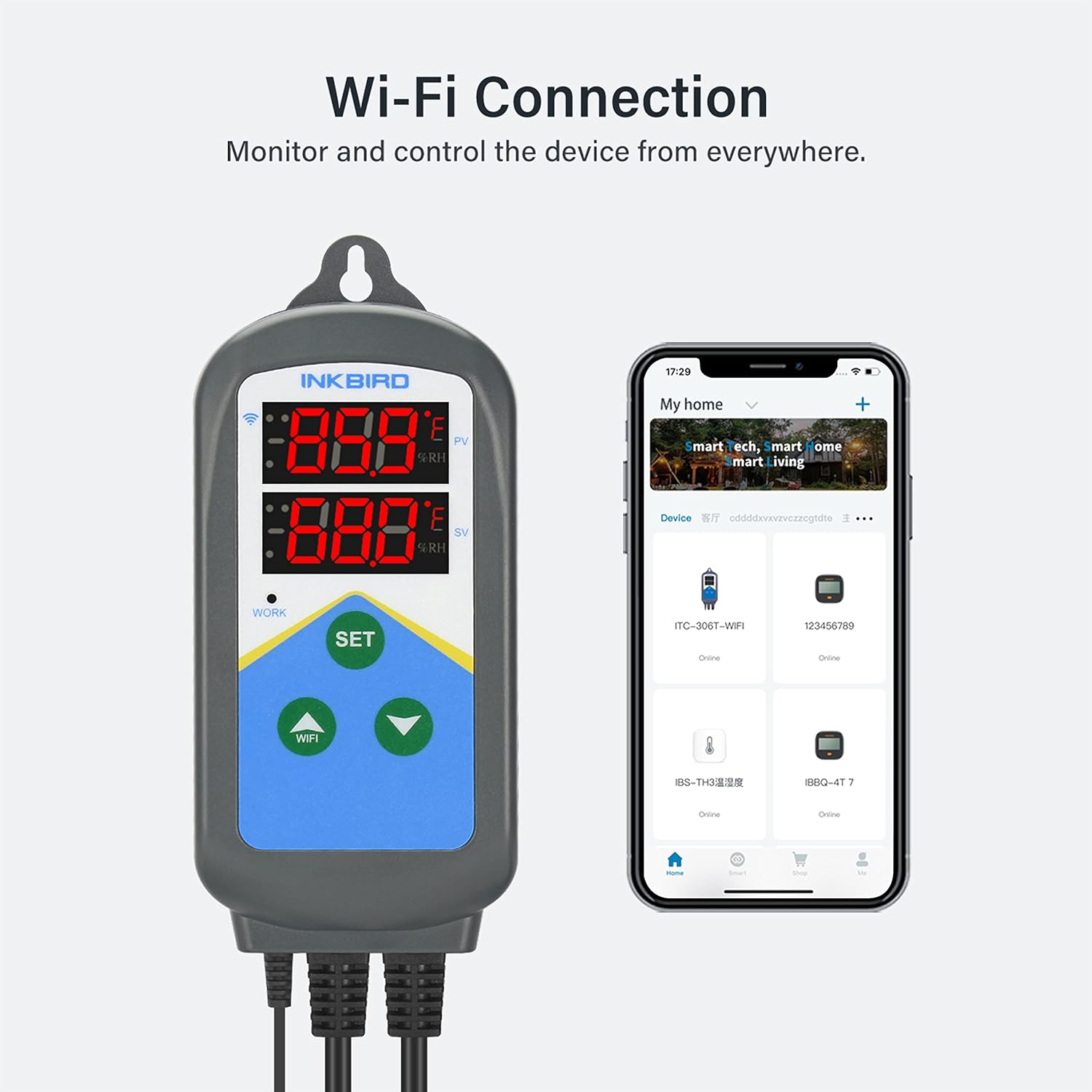 Inkbird ITC-306T-WIFI Heating Temperature Controller, 24 Hours Digital Cycle Timer Thermostat for Greenhouse, Germination, Reptiles, Incubation, Heating Only, Android&iOS - Image 7