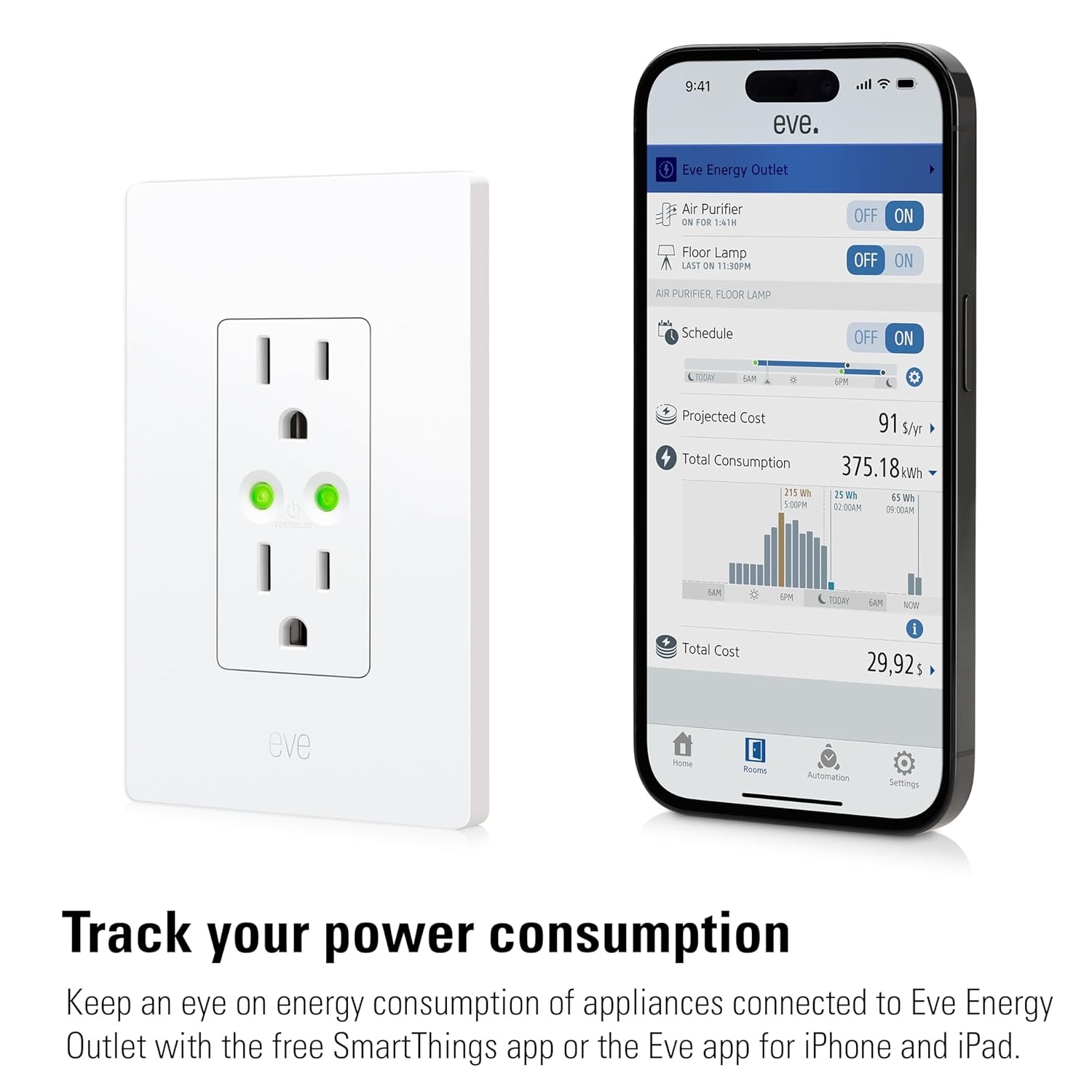 Eve Energy Outlet - Smart Outlet & Power Meter - Image 7