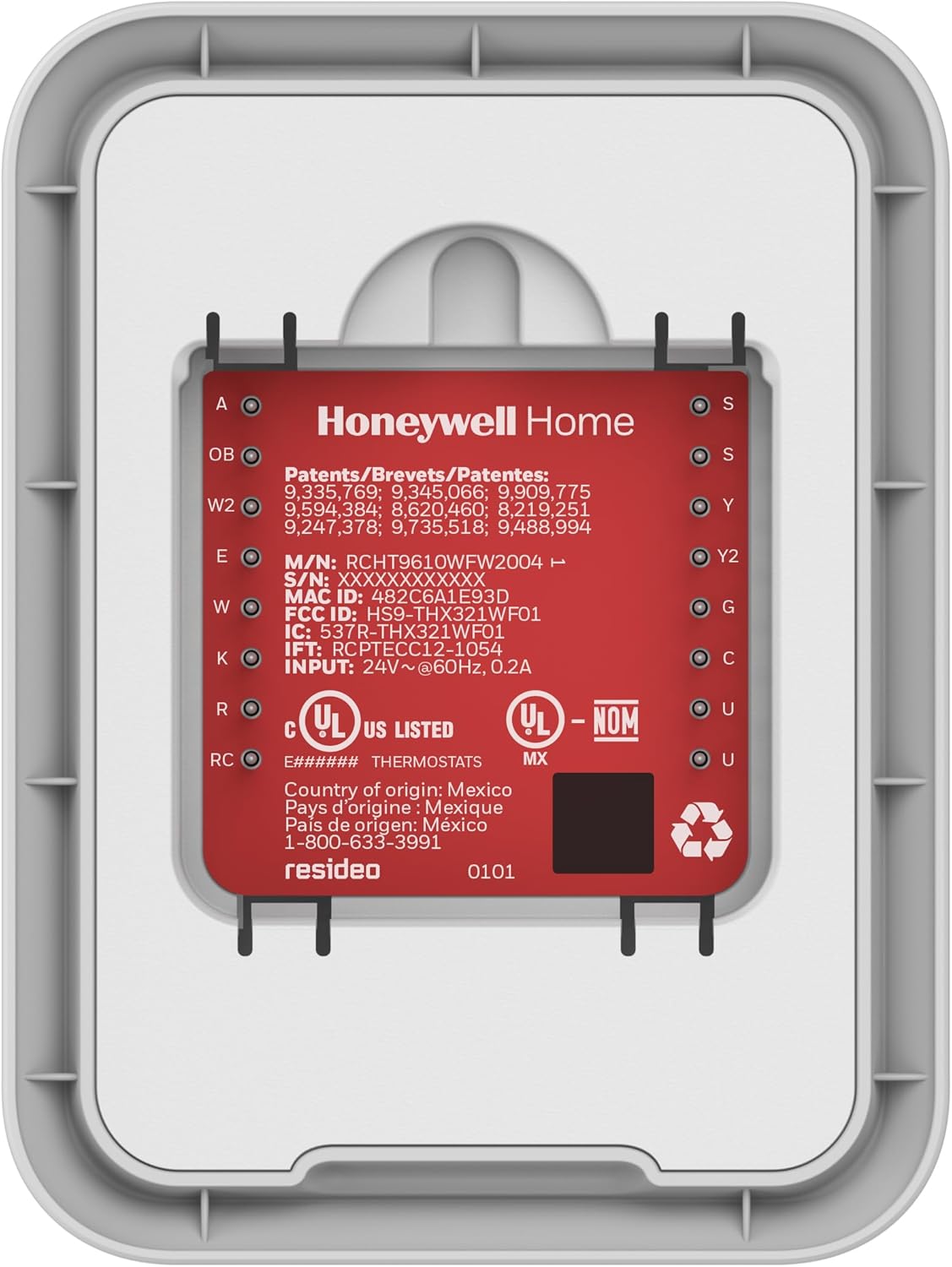 Honeywell RCHT9510WFW2001 RCHT9510WFW Smart Thermostat White - Image 5