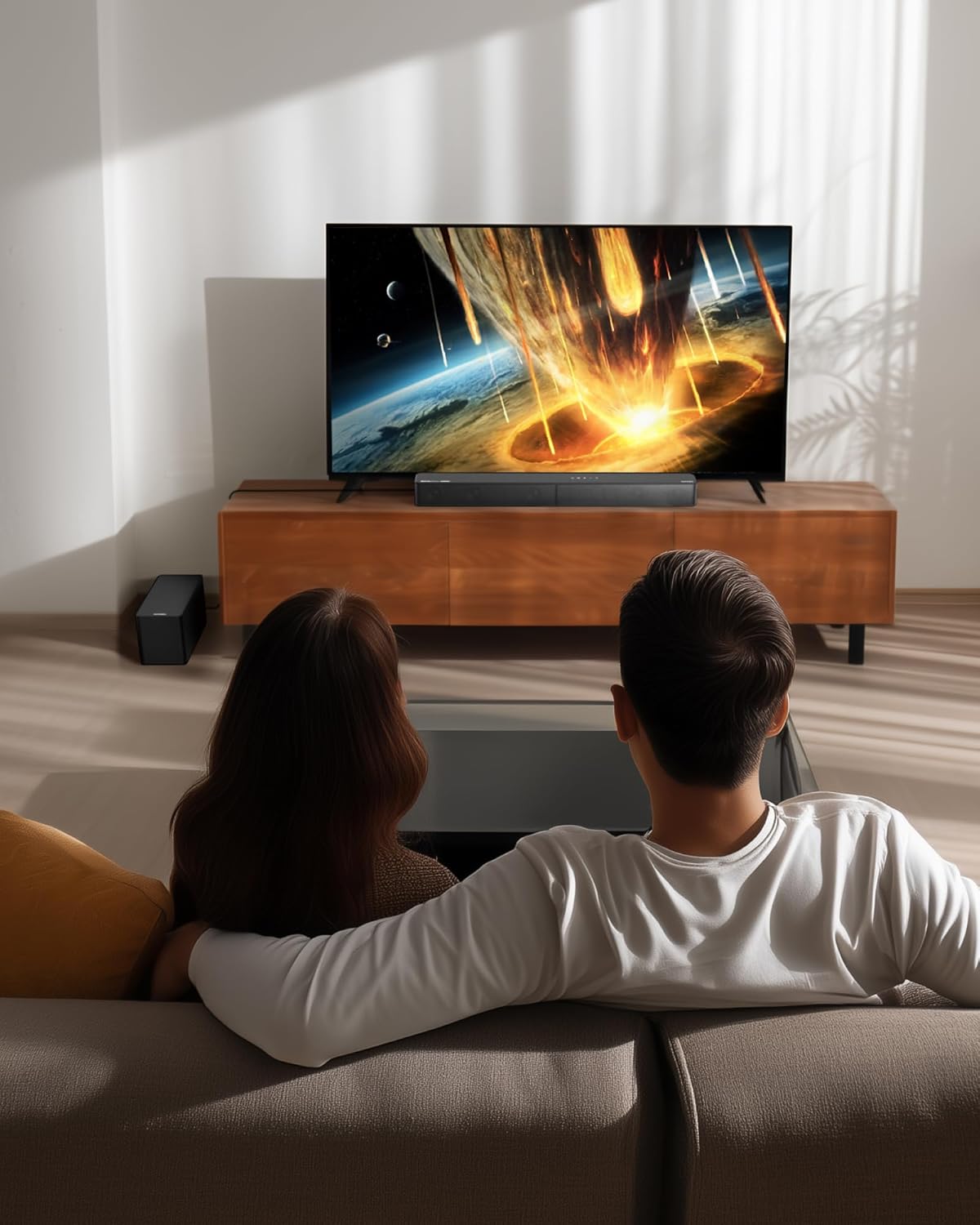 ULTIMEA 5.1ch Soundbar with Dolby Atmos, Sound Bar with Subwoofer for Smart TV, Home Theater Surround Sound System for TV, 300W Adjustable Bass Boost, App Control, BT 5.4, Poseidon M60 (2025 Model) - Image 10