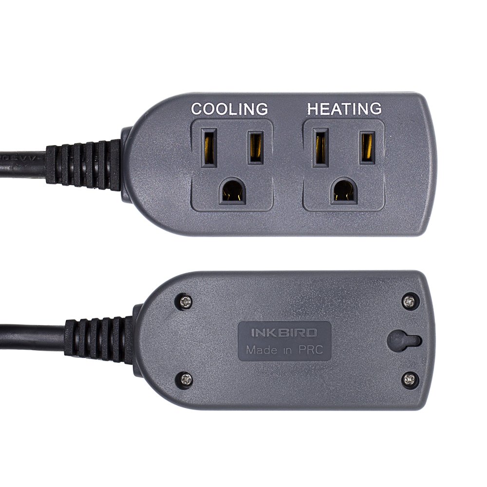 Inkbird ITC-308 Digital Temperature Controller Outlet Thermostat Plug, 2-Stage Outlet Heating and Cooling Mode 1100w, w/Sensor Greenhouse Incubator Brewing Fermentation Reptile - Image 6
