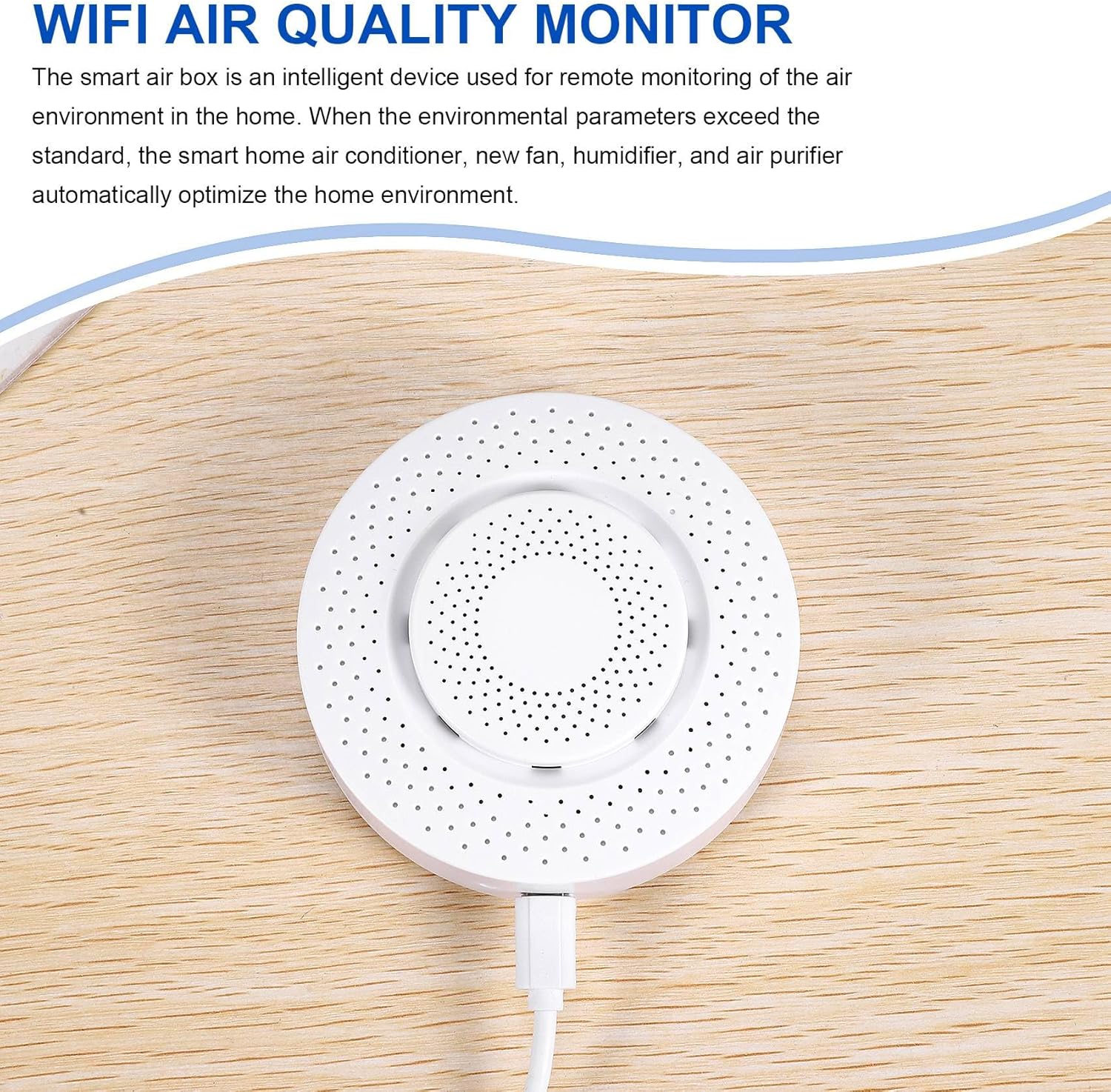 Zigbee Tuya 3.0 Air Quality Monitor Air Housekeeper 5 in 1 Formaldehyde VOC Co2 Temperature Humidity Detector Sensor - Image 7