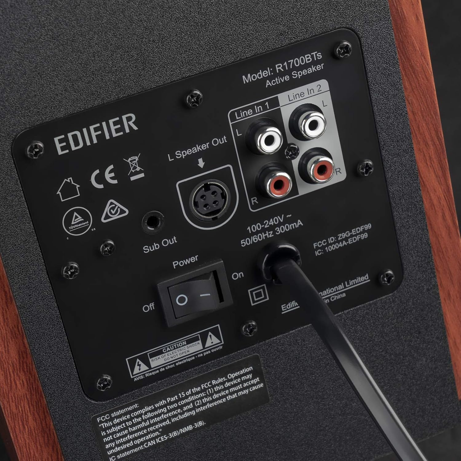 Edifier R1700BTs Active Bluetooth Bookshelf Speakers - 2.0 Wireless Near Field Studio Monitor Speaker - 66w RMS with Subwoofer Line Out - Wooden Enclosure - Image 5