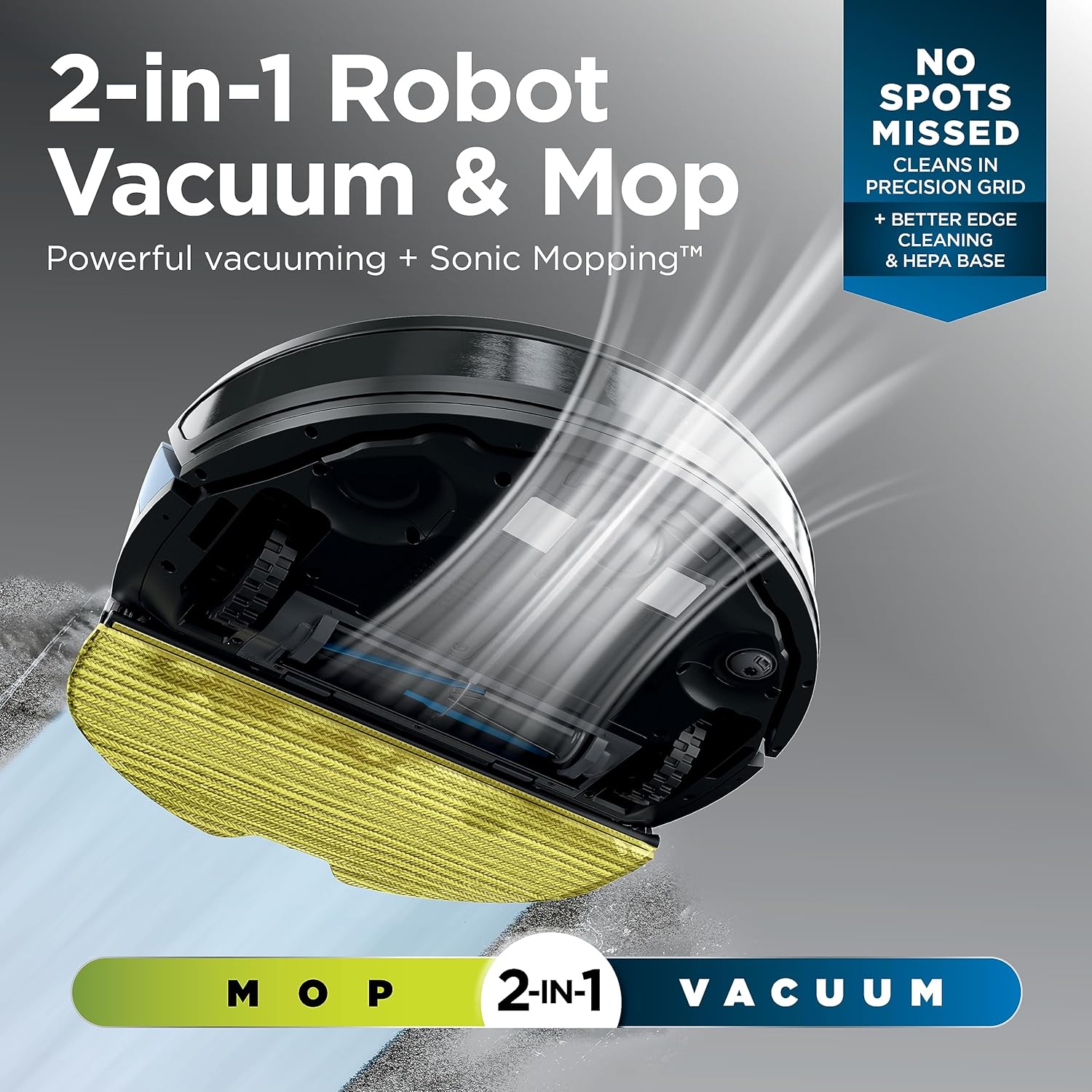 Shark RV2610WACA AI Ultra 2-in-1 Robot Vacuum and Mop with XL HEPA Self-Empty Base, Bagless, 60-Day Capacity, Matrix Clean Navigation - Image 3